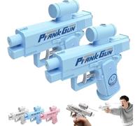 Pistola ad acqua per scherzi: Prank Water Gun che spruzza davanti e dietro, pistola ad acqua bidirezionale con inversione per scherzi e trucchi, scherzi e giocattoli scherzi pratici per adulti bambini