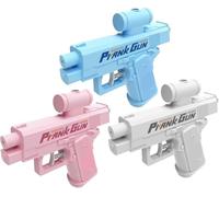 Pistola ad acqua per scherzi: Prank Water Gun che spruzza davanti e dietro, pistola ad acqua bidirezionale con inversione per scherzi e trucchi, scherzi e giocattoli scherzi pratici per adulti bambini
