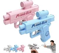 Pistola ad acqua per scherzi: Prank Water Gun che spruzza davanti e dietro, pistola ad acqua bidirezionale con inversione per scherzi e trucchi, scherzi e giocattoli scherzi pratici per adulti bambini