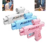 Pistola ad acqua scherzo, pistola a spruzzo bidirezionale, eccentrico trucco inversa pistola ad acqua, può spruzzare da davanti e dietro, regali estivi per la piscina e la spiaggia, dare ai tuoi amici