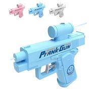 Pistola ad acqua scherzosa, pistola ad acqua inversa, pistole ad acqua bidirezionali compulsive, idee for scherzi divertenti, regali originali ideali for amici, compagni di classe e famiglie.(Blue)