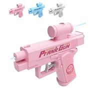 Pistola ad acqua scherzosa, pistola ad acqua inversa, pistole ad acqua bidirezionali compulsive, idee for scherzi divertenti, regali originali ideali for amici, compagni di classe e famiglie.(Pink)