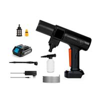 Pistola Ad Acqua Spray For Idropulitrice Ad Alta Pressione Senza Spazzole Macchina For La Pulizia Dell'acqua A Pressione For Autolavaggio Portatile For Batteria 18V(One small battery)