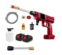 Pistola Ad Acqua Spray For Rondella Auto Alta Pressione Senza Fili Macchina For La Pulizia Idropulitrice Portatile For Autolavaggio For Batteria 18V Potente Getto A Pressione