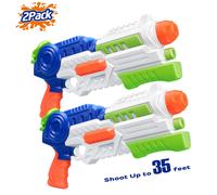 Pistola ad acqua Super Soaker, confezione da 2 pistole ad acqua per bambini e adulti, grilletto ad alta capacità e rapido assorbimento, gioc