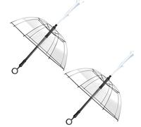 Pistola ad acqua trasparente a ombrello, spara fino a 8,2 m, riparo per pioggia e acqua blaster per combattimenti d'acqua in cortile, feste in piscina, giochi di scherzi (2 pezzi)