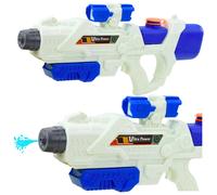 Pistola ad acqua Ultra Power 600ml bianco-blu con pompa manuale