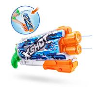 Pistola ad acqua XSHOT Water Skins Pump Action a riempimento rapido di ZURU (Blue Water Camo)