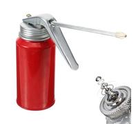 Pistola ad alta pressione - Dispenser a spruzzo manuale con beccuccio esteso, contenitore trasparente per uso lubrificante industriale, bottiglia con pompa manuale facile da impugnare | Attrezzatura