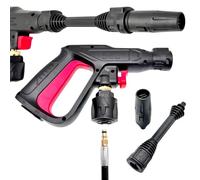 Pistola ad alta pressione per Kärcher con Quick Connect - max. 140 Bar, 60 °C - con prolunga da 155 mm e ugello piatto - ricambio per Kärcher 2.641 - 721.0