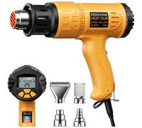 Pistola ad Aria Calda 2000W LCD digitale, 50-600°C, funzione memoria