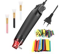 Pistola Ad Aria Calda 300W EU 220V Mini Pistola Termica con Tubo Termoretraibile Spazzola per Saldatura Goffratura Sverniciatura Imballaggio