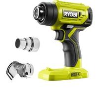Ryobi 5133004423 - Soffiatore ad aria calda (18 V, grado di calore fino a 470°, illuminazione a LED, con due ugelli, senza batteria) R18HG