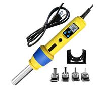 Pistola ad aria calda micro da 450 W, stazione di rilavorazione portatile con display LCD, pistola termica, asciugacapelli, temperatura regolabile, strumenti for saldatura IC SMD BGA(8508-Y)