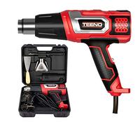 Pistola ad Aria Calda TEENO Pistola Termica Elettrica Professionale 2000W 50HZ Temperatura Regolabile 50 ℃~600 ℃ con 9 Accessori Sverniciatore
