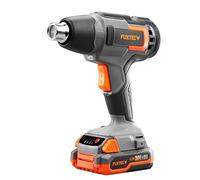 Pistola ad aria calda, termica 20V, fino a 550°C, FUXTEC FX-E1HLP20, senza batteria- scioglimento, sverniciatura, saldatura, piegatura - riduzione dell'aria, riflettore e ugello deflettore