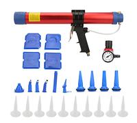 Pistola Ad Aria Compressa per Colla Morbida 600 Ml Pistola Pneumatica per Silicone Pneumatico, Utensile Manuale per Pistola in Silicone Ad Aria con Indicatore di velocità per