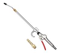 Pistola ad aria, estendibile ugello spolveratore soffiatore pulitore 285 mm - 500 mm con 1 ugello soffietto polvere pulizia aria compressore accessori strumenti, 4 pz anello di gomma di tenuta