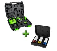 PISTOLA AD IMPATTO A BATTERIA DA 1/2" CON CUSTODIA + 51336