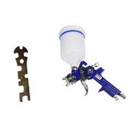 PISTOLA AEROGRAFO A SPRUZZO HVLP 600ML UGELLO 1.7MM AD ARIA COMPRESSA AEROPENNA