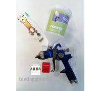 PISTOLA AEROGRAFO AD ARIA PER COLLA A SPRUZZO VERNICE PER COMPRESSORE UGELLO 2.5