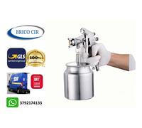 PISTOLA AEROGRAFO VERNICIATURA PROFESSIONALE 1.4 SPRAY GUN SERBATOIO 750ML F-75S