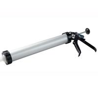 Pistola Alluminio 600 ML per Silicone a Cartucce Pressa Nuovo