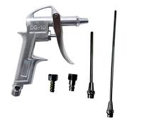 Pistola Aria Compressa Dg-10 Con Accessori Soffiaggio Compressore Attacco Rapido Beccuccio Lungo e Corto