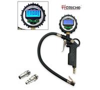 PISTOLA ARIA CON MANOMETRO DIGITALE PER GONFIAGGIO PNEUMATICI GOMME 200 PSI MAX
