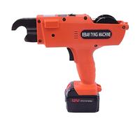 Pistola automatica da 12 V, con due batterie da 13200 mAh e attacco rapido da 0,8S, filo da 110 m, per barre in acciaio da 6 a 25 mm, strumento per rilegatura in acciaio per grandi cantieri