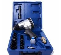 PISTOLA AVVITATORE PNEUMATICO PRESSIONE ARIA CON VALIGIA E BUSSOLE COMPRESSORE