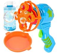 Pistola Bolle di Sapone per Bambini Macchina Automatica per Bolle di Sapone Pistola Automatica Sparabolle per Bambini Soffiatore Bollicine