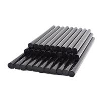 Pistola Colla a Caldo, 10 pz 200/250/300mmx11mm Nero Hot Melt Colla Stick for Pistola di Colla di Riparazione Auto Auto ammaccatura Paintless Rimozione A Mano Strumento di Riparazione FAI DA TE(300x11