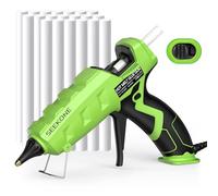 Pistola Colla a Caldo 60W/100W, SEEKONE Pistola Incollatrice Mini 140-220℃, Pistola per Colla con 20pcs Stick di Colla 110mm, Flessibile per Fai da e Progetti Artigianali, Casa Riparazioni