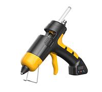 Pistola Colla a Caldo, Batteria al litio senza fili da 60 W Pistola for colla a caldo Display digitale Temperatura regolabile Uso Strumento di riparazione wireless for colla stick da 7 mm(SET-2)