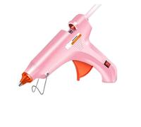 Pistola Colla a Caldo, Pistola for colla a caldo Power 90/170W Stick Grande utensile manuale Strumenti for decorare il Natale Pistola for colla Stick(120w Pink 11mm)