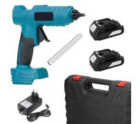 Pistola colla caldo 2 batterie 48Vf incollatrice termocollante gun stick 11mm