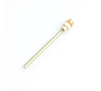pistola colla caldo, 2 pezzi ugelli for pistola for colla a caldo di diametro grande e piccolo 2,0x70 mm 3,0x50 mm 2,0x50 mm ugello for pistola for colla lungo e corto in rame puro((2pcs)3.0x100mm)