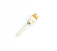 pistola colla caldo, 2 pezzi ugelli for pistola for colla a caldo di diametro grande e piccolo 2,0x70 mm 3,0x50 mm 2,0x50 mm ugello for pistola for colla lungo e corto in rame puro((2pcs)3.0x50mm)