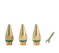 pistola colla caldo, Kit ugelli for pistola for colla a caldo in rame da 1 mm/1,5 mm/2 mm/3 mm, accessori for ugelli sostituibili for pistola(E)