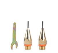 pistola colla caldo, Kit ugelli for pistola for colla a caldo in rame da 1 mm/1,5 mm/2 mm/3 mm, accessori for ugelli sostituibili for pistola(B)