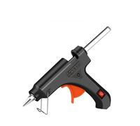 pistola colla caldo, Mini pistola for colla a caldo 30/40/80W, pistola for silicone ad alta temperatura, progetti fai da te, riparazioni, creazione artistica(Black,80w)