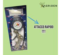 PISTOLA CON MANOMETRO GONFIAGGIO ATTACCO RAPIDO BLS - EXCEL