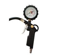 Pistola con Manometro Gonfiaggio Pneumatici Professionale Pressione Gomme di Auto Moto Camion e Biciclette 170psi attacco 1/4 Scala in BAR/Psi