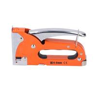 Pistola Cucitrice Manuale Resistente 3 in 1 e Graffette a Forma di U 200 Pezzi per Lavori di Ristrutturazione della Lavorazione del Legno