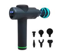 Pistola per massaggio Prixton Xtreme Fit Pistola per massaggio + 6 teste nere