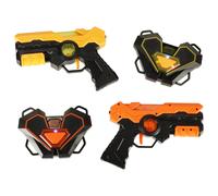 Pistola da paintball laser con due pistole e due bersagli interattivi
