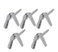 Pistola dentale composite in resina, 1/5 pezzi, pistola per iniezione a dosaggio di materiale composito, applicatore dispenser dentale, compatibile con la maggior parte delle punte monodose (5)