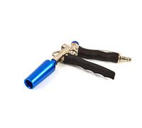 Pistola di soffiaggio professionale HBM con ugello turbo e regolatore di pressione