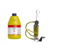 PISTOLA E KIT LAVAGGIO TUBI CONDIZIONAMENTO + ZEP DK SAN 5LT PRESIDIO MEDICO